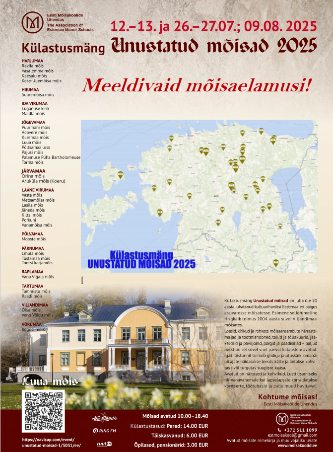 Külastusmäng Unustatud mõisad