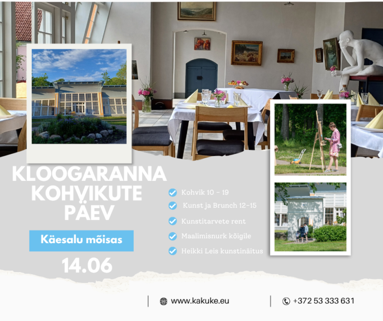 Kloogaranna kohvikute päev Käesalus mõisas
